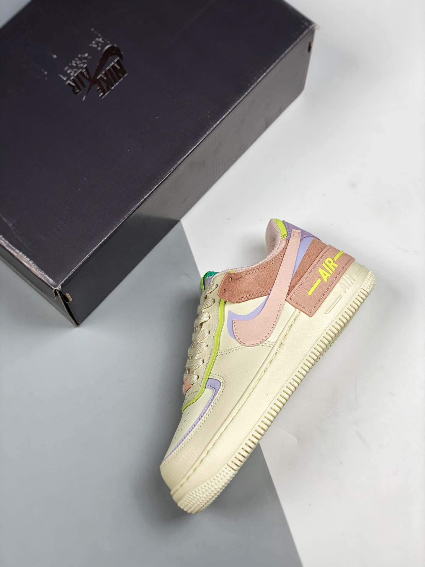 Nike Air Force 1 Shadow Cashmere Pale Coral-Pure Violet For Sale