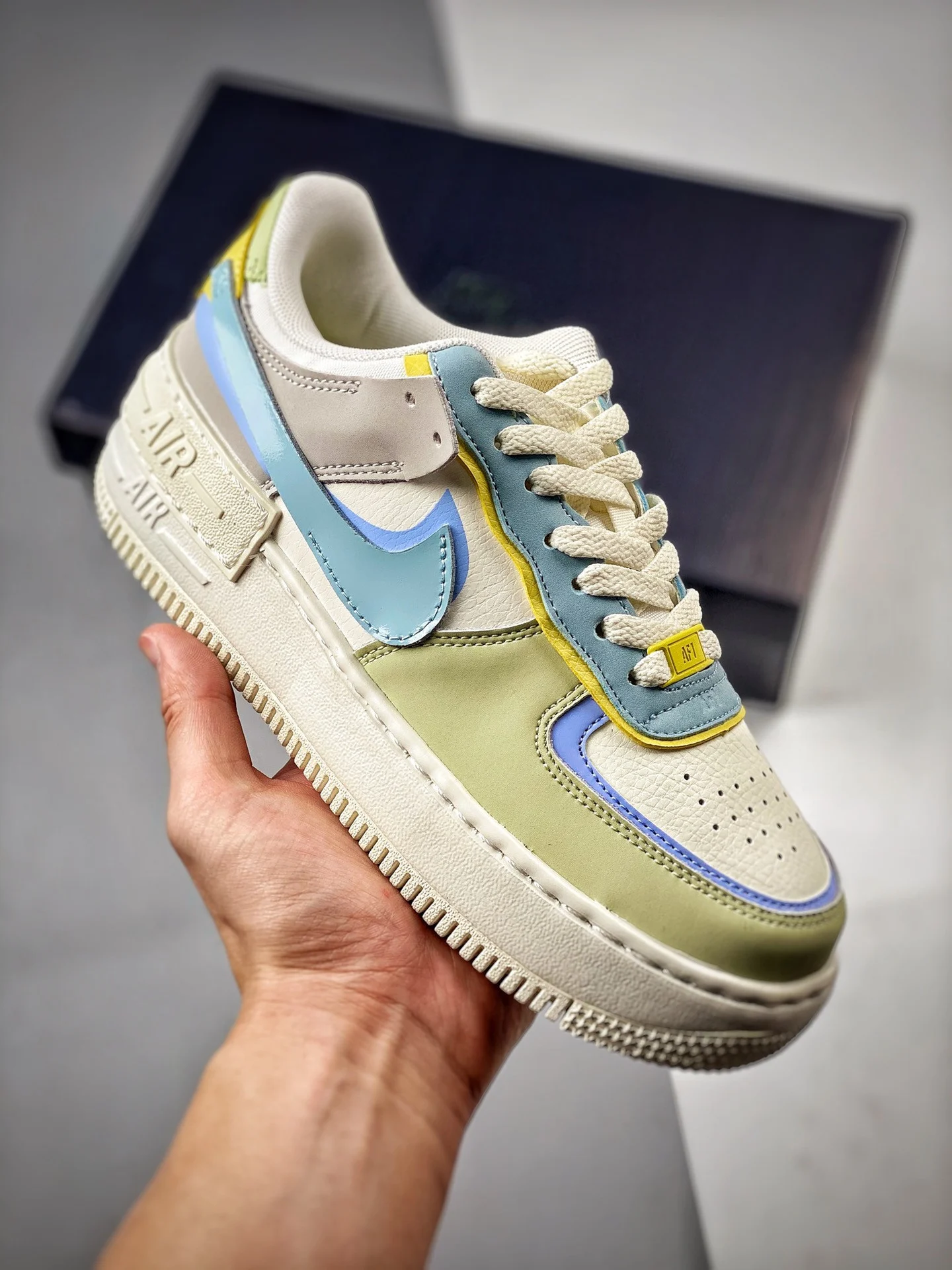 Nike Air Force 1 Shadow Sail Ocean Cube-Light Marine-Olive Aura For Sale