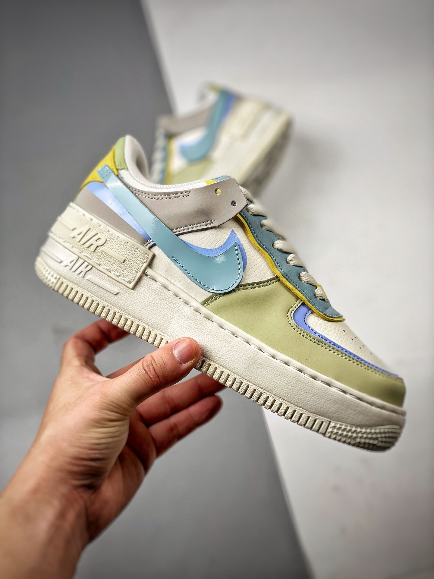 Nike Air Force 1 Shadow Sail Ocean Cube-Light Marine-Olive Aura For Sale