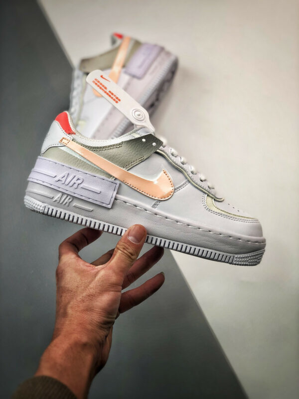 Nike Air Force 1 Shadow White Bright Mango DH3896-100 For Sale