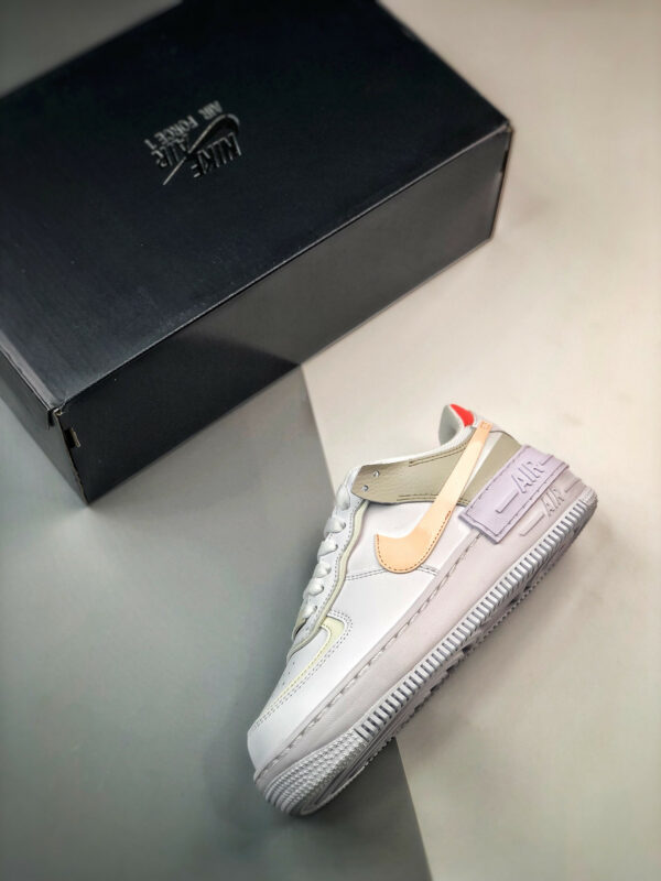 Nike Air Force 1 Shadow White Bright Mango DH3896-100 For Sale