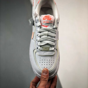 Nike Air Force 1 Shadow White Bright Mango DH3896-100 For Sale