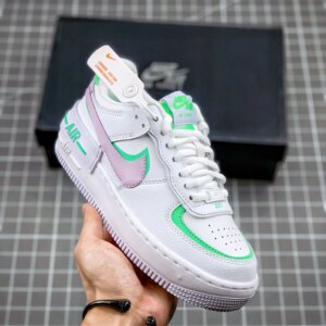 Nike Air Force 1 Shadow White Infinite Lilac-Football Grey For Sale