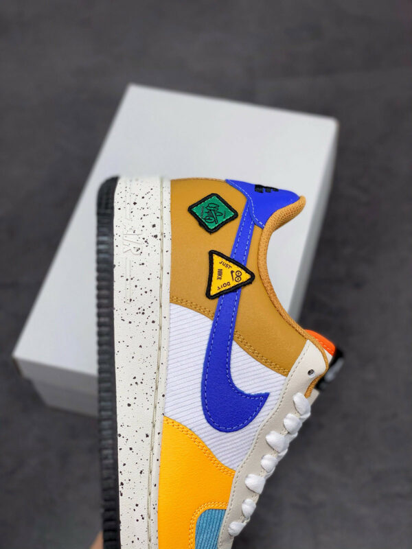 Nike Air Force 1 University Gold Light Bone Starfish Lapis For Sale