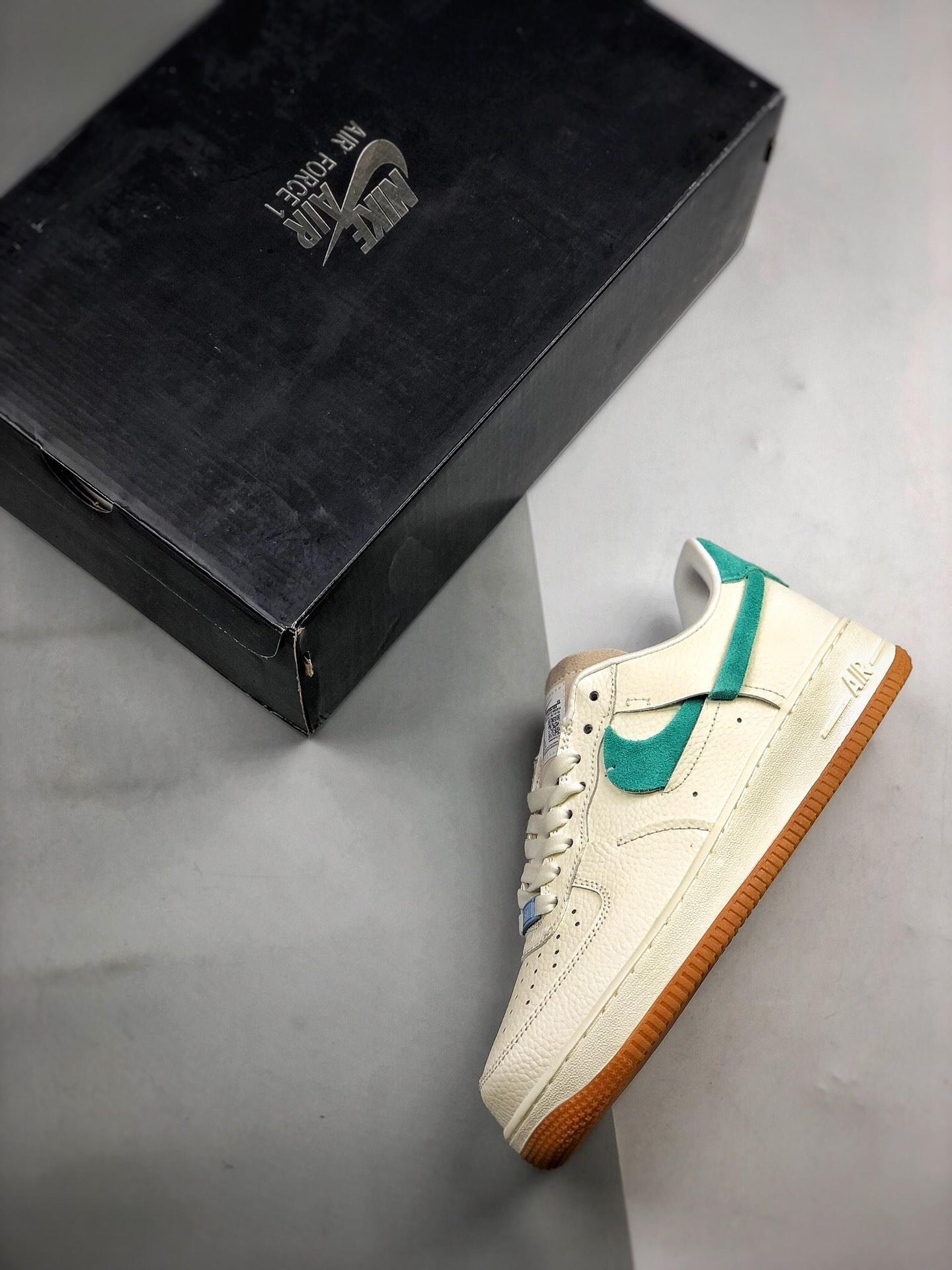 Nike Air Force 1 Vandalized Sail Green-Light Blue For Sale