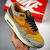 Nike Air Max 1 Safari Flax Chestnut Kumquat 665873-200 For Sale