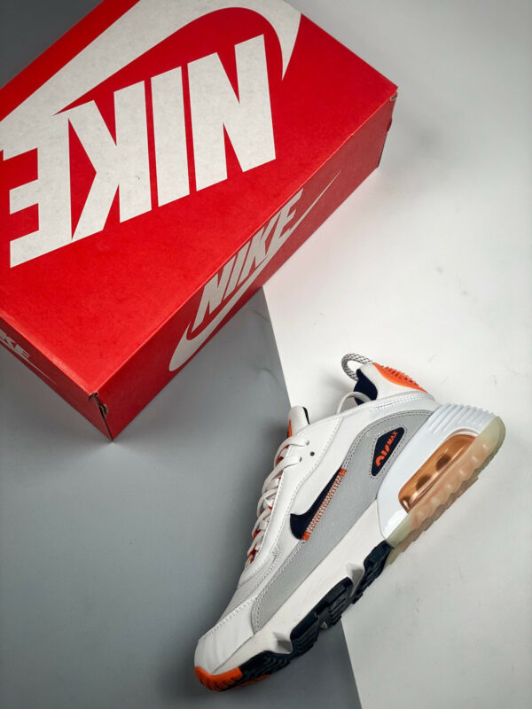 Nike Air Max 2090 White Grey Orange On Sale