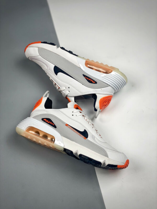 Nike Air Max 2090 White Grey Orange On Sale