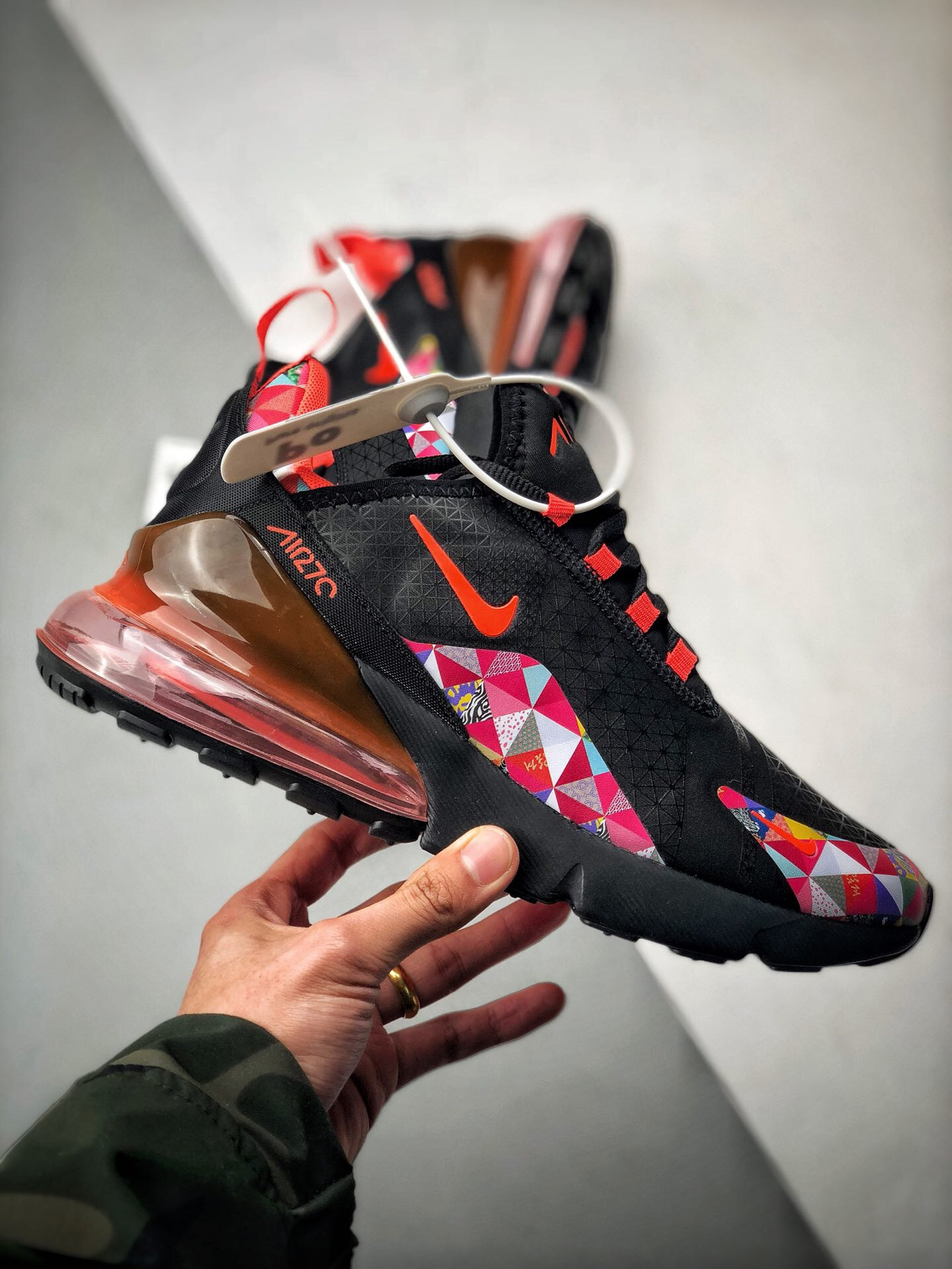 Nike Air Max 270 Chinese New Year Black University Red For Sale