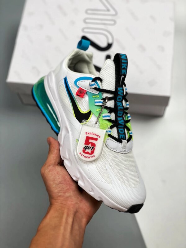 Nike Air Max 270 React Worldwide White CK6457-100 For Sale