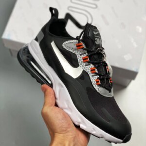 Nike Air Max 270 React Black Silver CT1834-001 For Sale