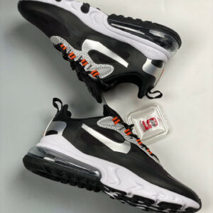 Nike Air Max 270 React Black Silver CT1834-001 For Sale