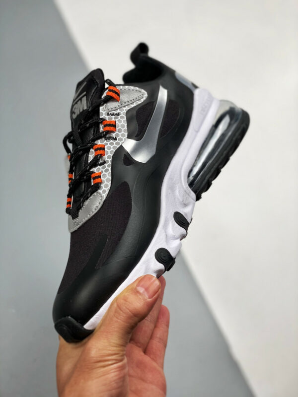 Nike Air Max 270 React Black Silver CT1834-001 For Sale