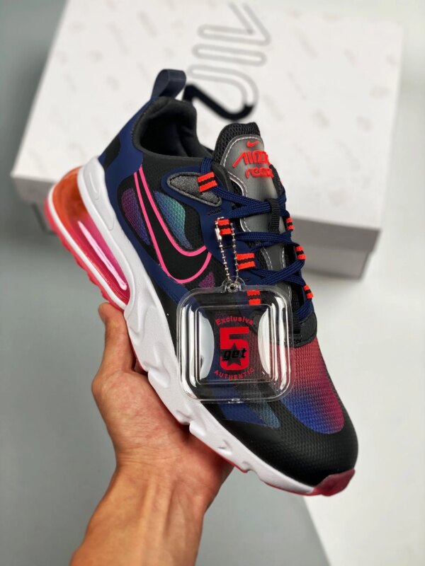 Nike Air Max 270 React Midnight Navy Hyper Pink For Sale