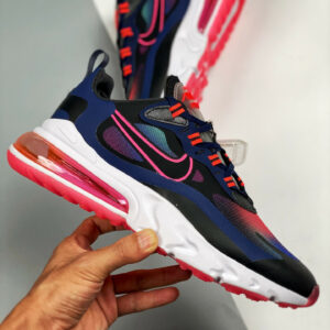 Nike Air Max 270 React Midnight Navy Hyper Pink For Sale