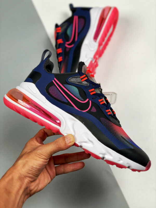 Nike Air Max 270 React Midnight Navy Hyper Pink For Sale