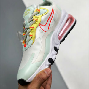 Nike Air Max 270 React Pale Ivory Barely Green Light Zitron White For Sale