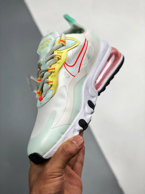 Nike Air Max 270 React Pale Ivory Barely Green Light Zitron White For Sale