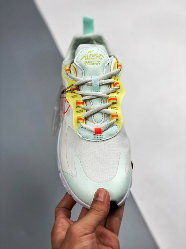 Nike Air Max 270 React Pale Ivory Barely Green Light Zitron White For Sale