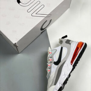 Nike Air Max 270 React White Flash Crimson CT1280-100 For Sale