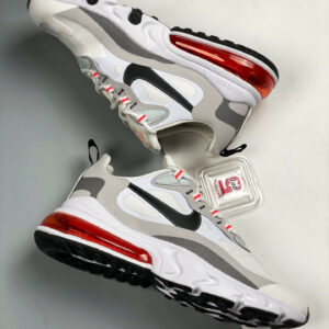 Nike Air Max 270 React White Flash Crimson CT1280-100 For Sale