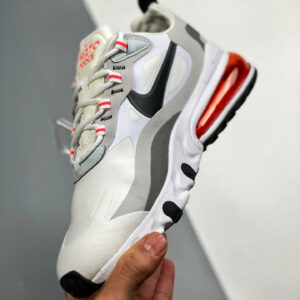 Nike Air Max 270 React White Flash Crimson CT1280-100 For Sale