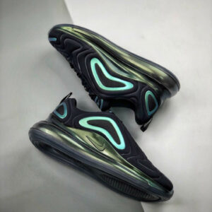 Nike Air Max 720 Throwback Future Black Metallic Silver For Sale