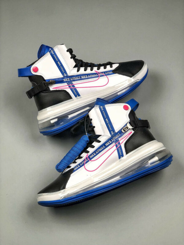 Nike Air Max 720 Saturn White Black-Blue AO2110-101 For Sale