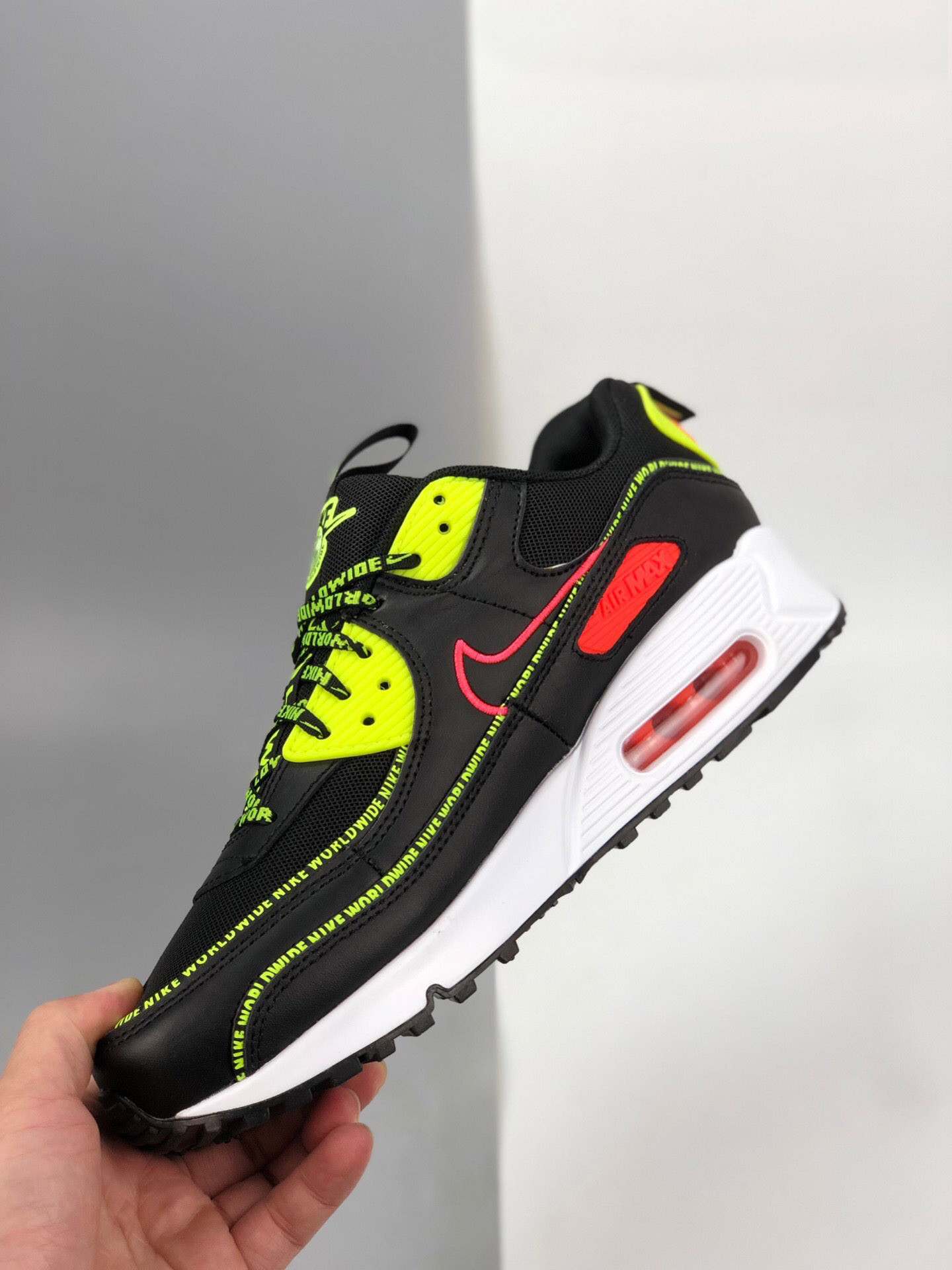 Nike Air Max 90 SE Worldwide Black For Sale