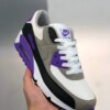 Nike Air Max 90 White Concord-Grey-Black For Sale