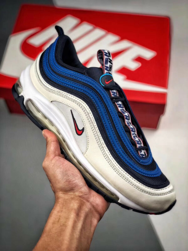 Nike Air Max 97 Obsidian University Red-Sail-Blue Nebula On Sale