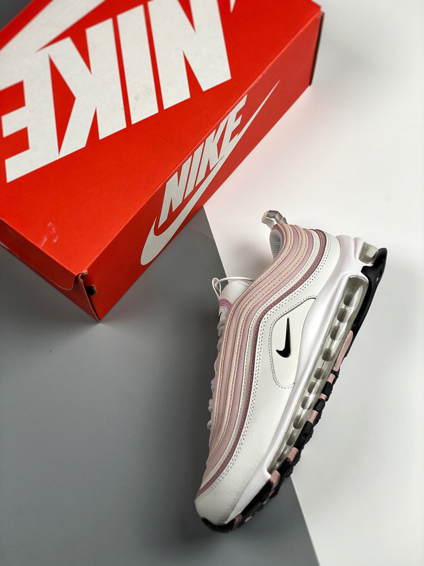 Nike Air Max 97 WMNS Pink and Cream DA9325-100 For Sale