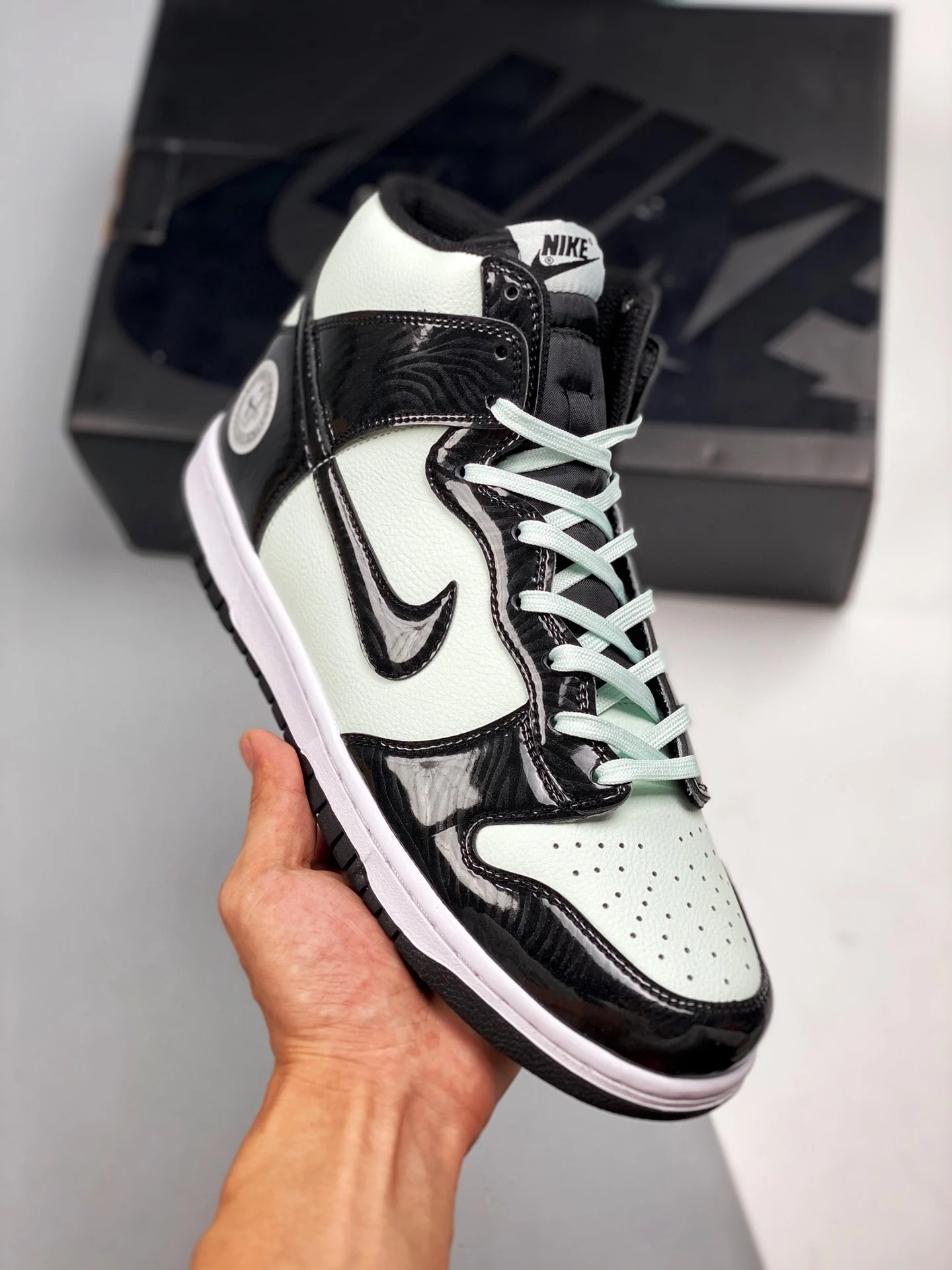 Nike Dunk High All-Star 2021 Barely Green Black-White For Sale