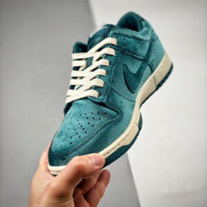 Nike Dunk Low Green Velvet Dark Teal White DZ5224-300 For Sale