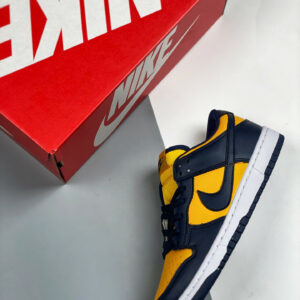 Nike Dunk Low Michigan Varsity Maize Midnight Navy-White For Sale