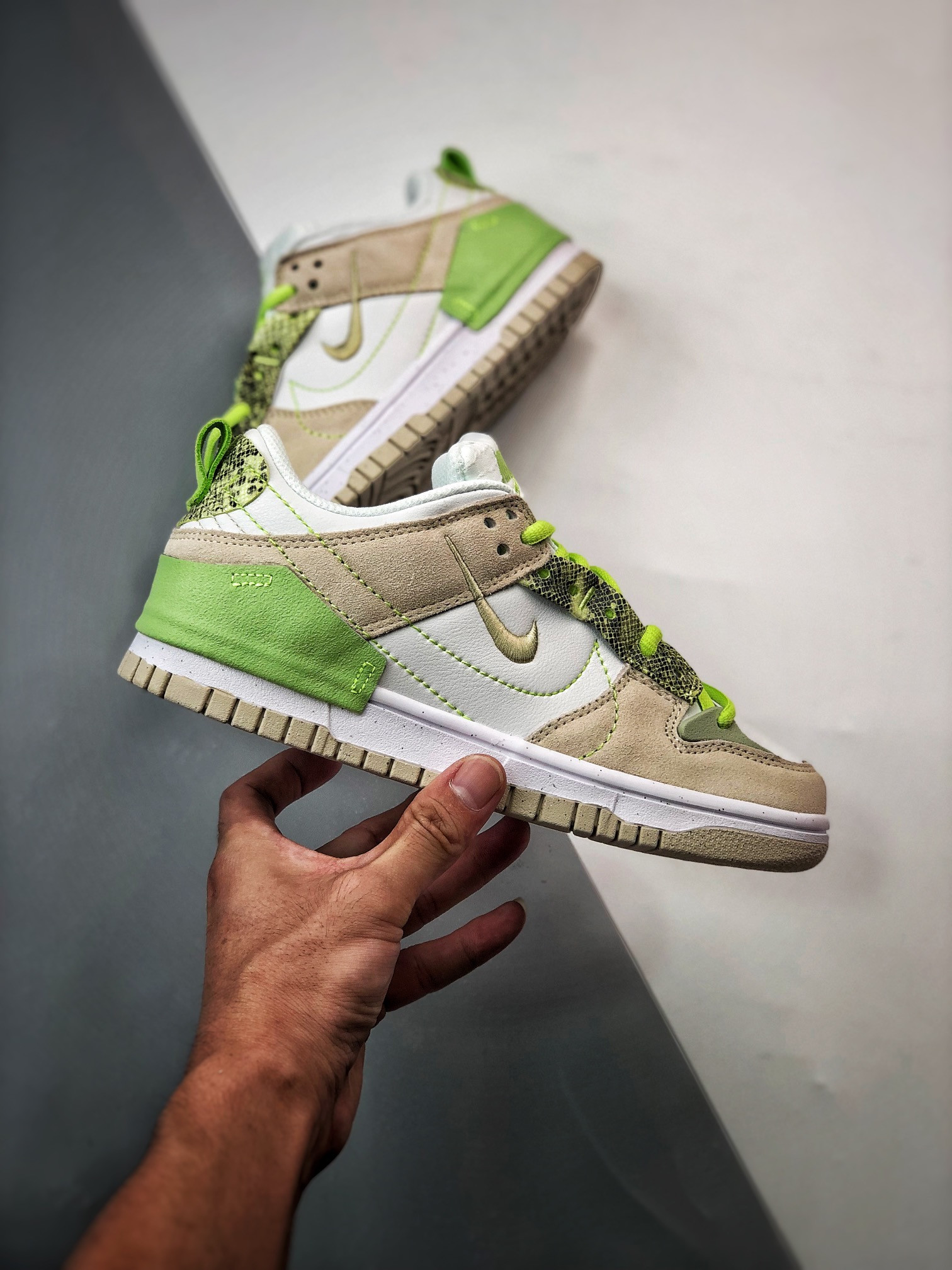 Nike Dunk Low Disrupt 2 Green Snake DV3206-001 For Sale