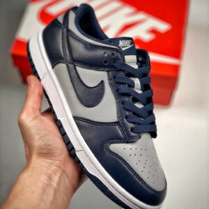 Nike Dunk Low Georgetown Wolf Grey Obsidian Total Orange For Sale