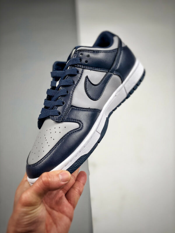 Nike Dunk Low Georgetown Wolf Grey Obsidian Total Orange For Sale