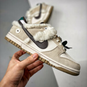 Nike Dunk Low Mink And Jewels White Grey-Brown FB1859-121 For Sale