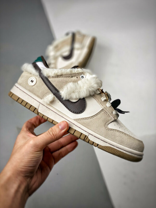 Nike Dunk Low Mink And Jewels White Grey-Brown FB1859-121 For Sale