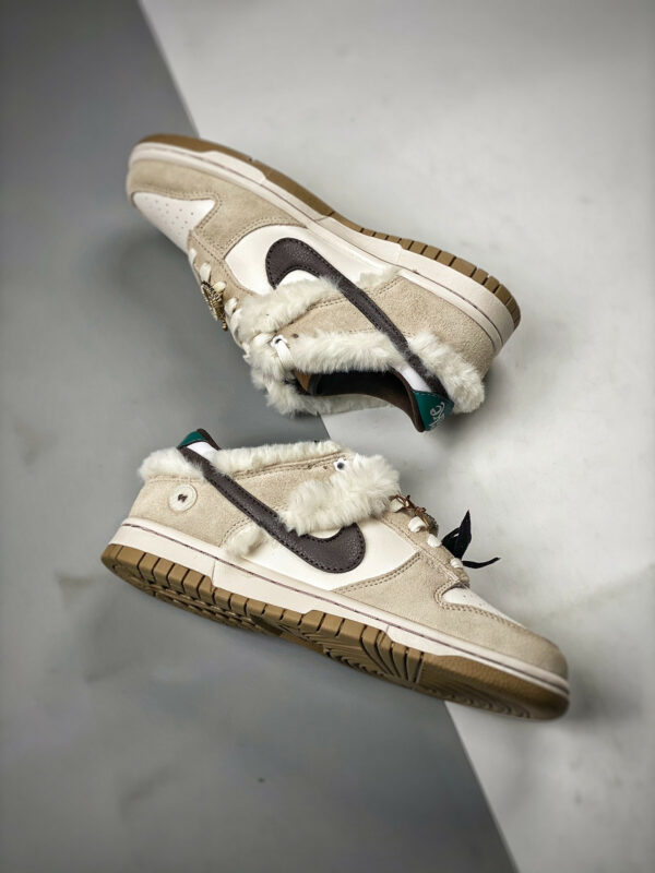 Nike Dunk Low Mink And Jewels White Grey-Brown FB1859-121 For Sale