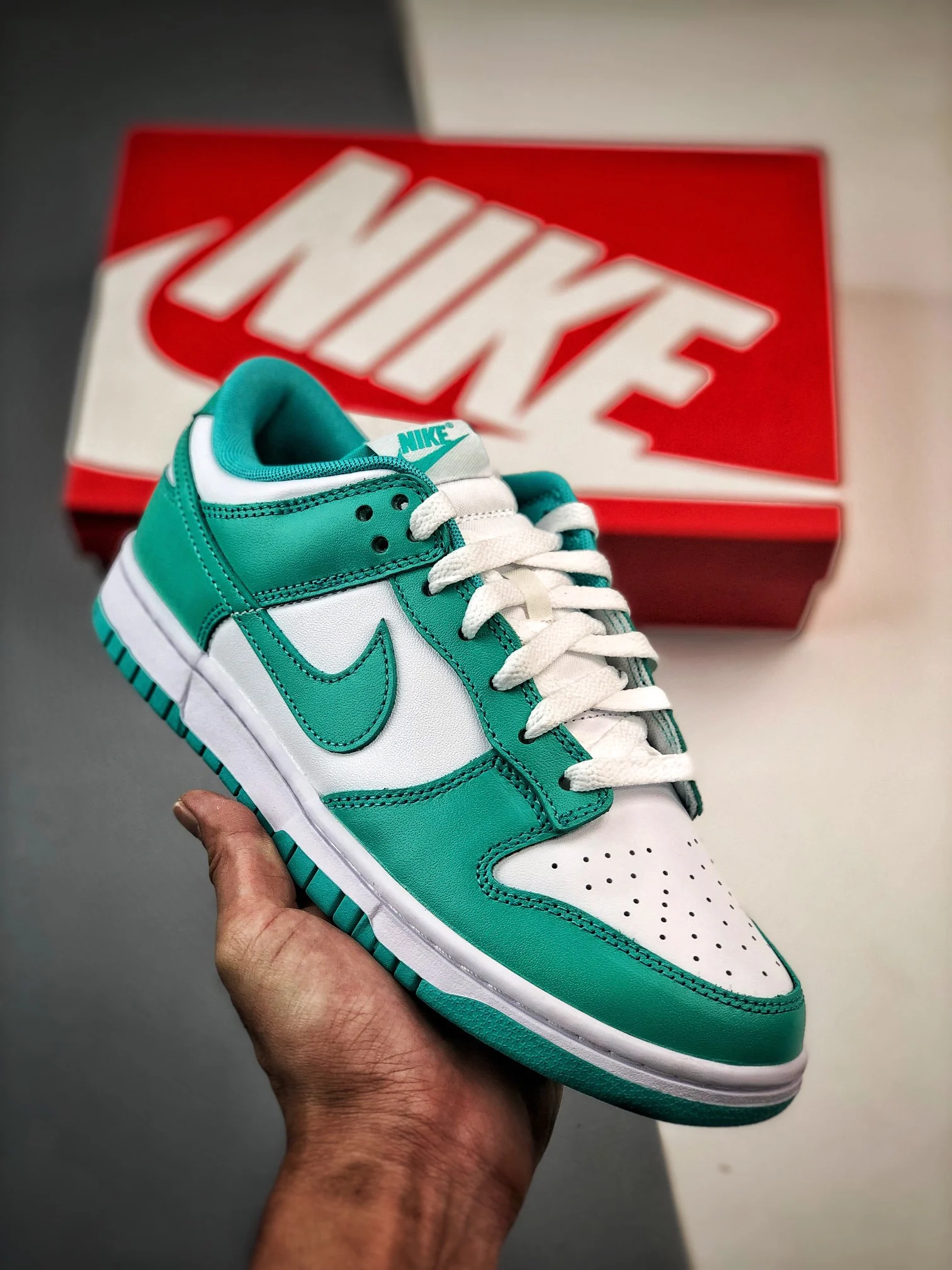 Nike Dunk Low White Clear Jade DV0833-101 For Sale