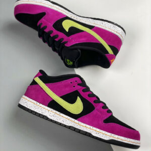 Nike SB Dunk Low Red Plum Black Taxi Citron For Sale