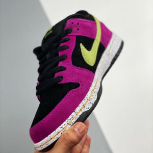 Nike SB Dunk Low Red Plum Black Taxi Citron For Sale