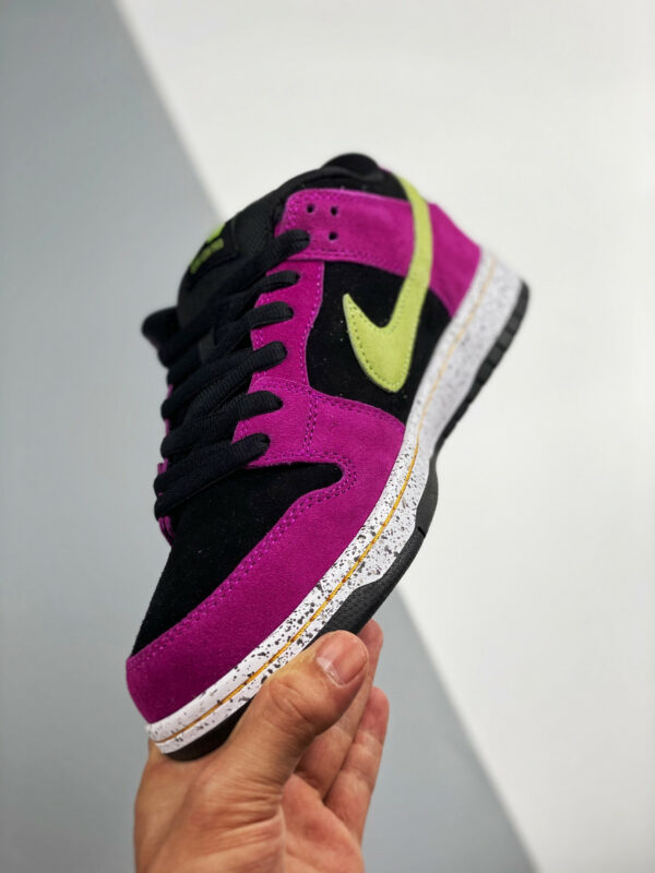 Nike SB Dunk Low Red Plum Black Taxi Citron For Sale