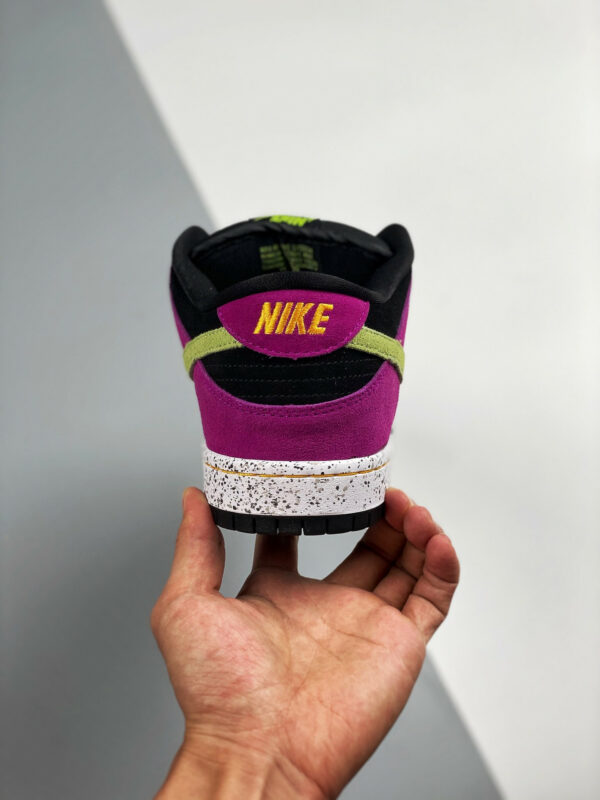 Nike SB Dunk Low Red Plum Black Taxi Citron For Sale