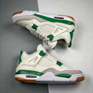 Nike SB x Air Jordan 4 Sail Pine Green-Neutral Grey DR5415-103 For Sale