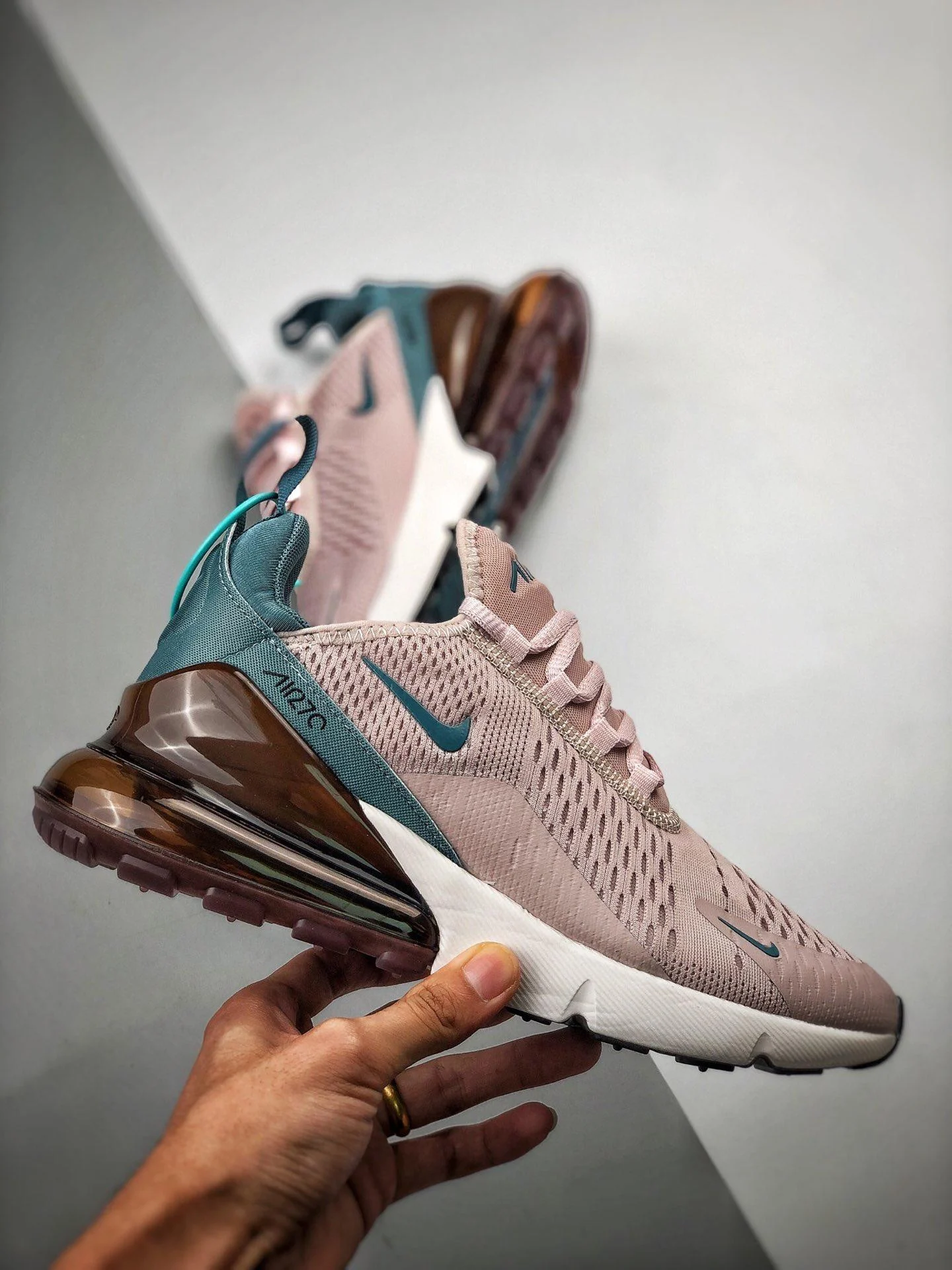 Nike Wmns Air Max 270 Pink Teal AH6789-602 For Sale
