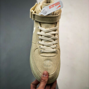 Stussy x Nike Air Force 1 Mid Fossil Stone DJ7841-200 For Sale