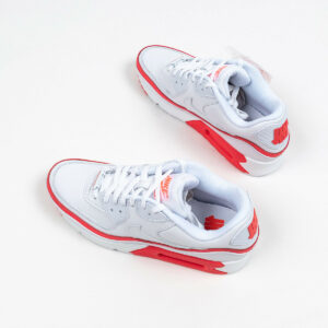 Undefeated x Nike Air Max 90 White Solar Red For Sale